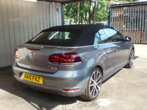 2015 Volkswagen Golf 2.0 Tdi Bluemotion Tech Gt Cabriolet 2dr Diesel Manual Euro 5 (s/s) (140 Ps) in Grey — image 4