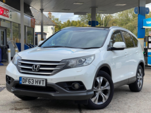 2014 Honda Cr-V 2.2 I-Dtec Ex Auto 4WD Euro 5 5dr in White — image 3