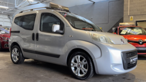 2014 Fiat Qubo 1.3 Qubo Mylife 1.3 16v Multijet 75hp Dualogic Silver 5dr Rare Auto+wheelchair Access+low Miles in Grey — image 4