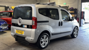 2014 Fiat Qubo 1.3 Qubo Mylife 1.3 16v Multijet 75hp Dualogic Silver 5dr Rare Auto+wheelchair Access+low Miles in Grey — image 6