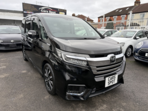 2017 Honda Stepwagon 2.0 Spada Hybrid 7 Seats Fresh Import Verified Mile Finance Avb in Black — image 2
