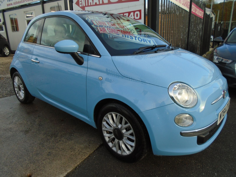 2014 Fiat 500 Lounge in Blue — image 1