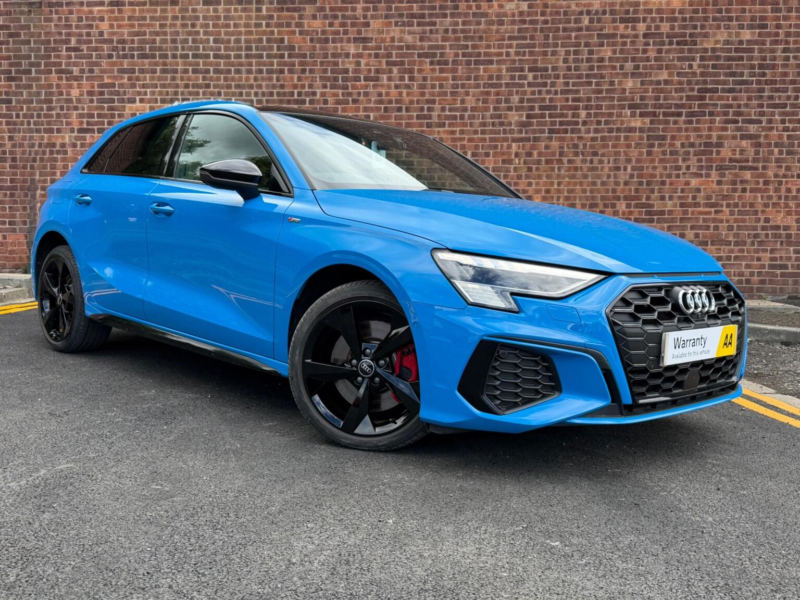 2023 Audi A3 1.4 Tfsie 45 S Line Competition Sportback S Tronic Euro 6 (s/s) 5dr 13kwh in Blue — image 1