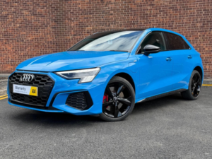 2023 Audi A3 1.4 Tfsie 45 S Line Competition Sportback S Tronic Euro 6 (s/s) 5dr 13kwh in Blue — image 4