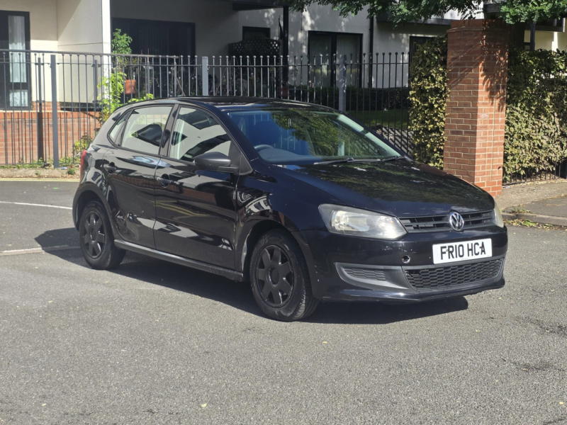 2010 Volkswagen Polo 1.2 S Hatchback 5dr Petrol Manual Euro 5 (60 Ps) in Black — image 1