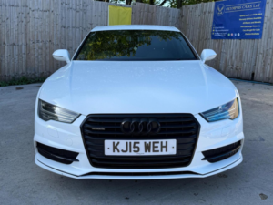 2015 Audi A7 3.0 Tdi V6 Black Edition Sportback S Tronic Quattro Euro 6 (s/s) 5dr in White — image 3