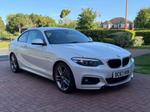 2017 BMW 2 Series 2.0 220i M Sport Auto Euro 6 (s/s) 2dr in White — image 2