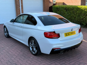 2017 BMW 2 Series 2.0 220i M Sport Auto Euro 6 (s/s) 2dr in White — image 6