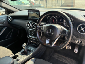 2016 Mercedes-Benz A Class 1.6 A180 Amg Line Hatchback 5dr Petrol Manual Euro 6 (s/s) (122 Ps) in White — image 5