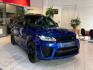 2019 Land Rover Range Rover Sport 5.0 P575 V8 Svr in Blue — image 2