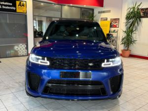 2019 Land Rover Range Rover Sport 5.0 P575 V8 Svr in Blue — image 4