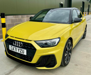 2021 Audi A1 1.5 Tfsi 35 Black Edition Sportback S Tronic Euro 6 (s/s) 5dr in Yellow — image 3