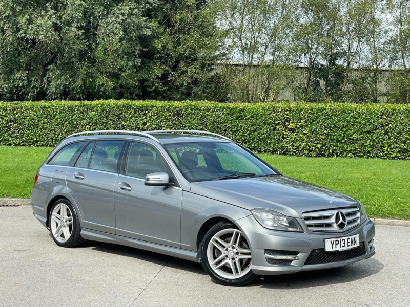 2013 Mercedes-Benz C Class 2.1 C220 Cdi Blueefficiency Amg Sport G-Tronic+ Euro 5 (s/s) 5dr in Silver — image 1