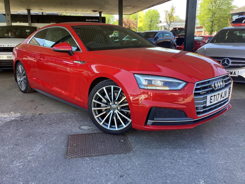 2017 Audi A5 2.0 Tdi S Line S Tronic Quattro Euro 6 (s/s) 2dr in Red — image 1