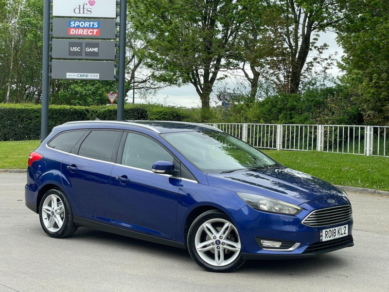 2018 Ford Focus 1.5 Tdci Titanium Euro 6 (s/s) 5dr in Blue — image 1