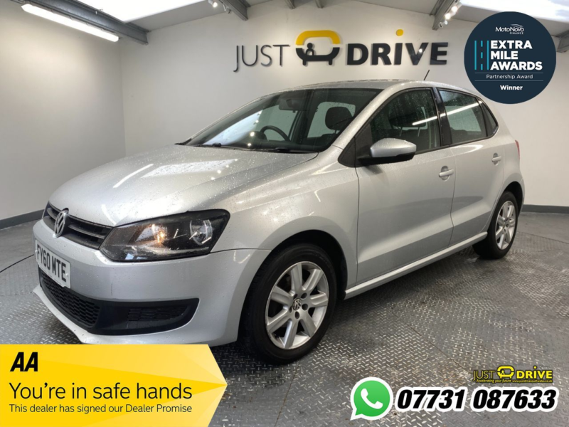 2010 Volkswagen Polo 1.2 Se Hatchback 5dr Petrol Manual Euro 5 (70 Ps) in Silver — image 1