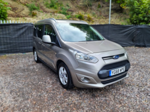 2018 Ford Tourneo Connect Passenger Up Front Petrol 4 SEAT Wheelchair Accessible Ramp Car in Silver — image 4