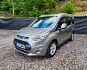 2018 Ford Tourneo Connect Passenger Up Front Petrol 4 SEAT Wheelchair Accessible Ramp Car in Silver — image 5