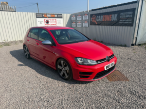 2015 Volkswagen Golf 2.0 Tsi Bluemotion Tech R Hatchback 5dr Petrol DSG 4motion Euro 6 (s/s) (300 Ps) in Red — image 2