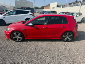 2015 Volkswagen Golf 2.0 Tsi Bluemotion Tech R Hatchback 5dr Petrol DSG 4motion Euro 6 (s/s) (300 Ps) in Red — image 5