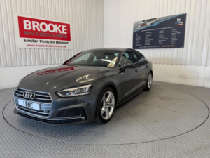 2018 Audi A5 2.0 Tfsi S Line Sportback S Tronic Quattro Euro 6 (s/s) 5dr in Grey — image 3