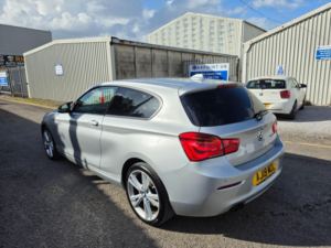 2019 BMW 1 Series 2.0 120i Gpf Sport Auto Euro 6 (s/s) 3dr in Silver — image 4