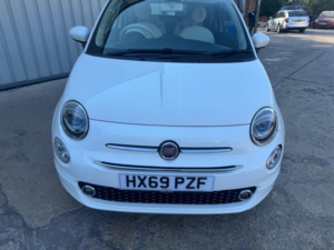 2019 Fiat 500c 1.2 Lounge Euro 6 (s/s) 2dr in White — image 2