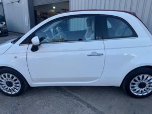 2019 Fiat 500c 1.2 Lounge Euro 6 (s/s) 2dr in White — image 3