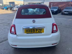 2019 Fiat 500c 1.2 Lounge Euro 6 (s/s) 2dr in White — image 6