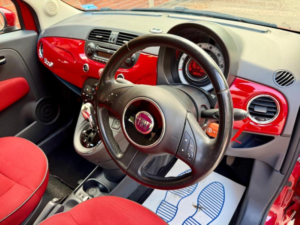 2014 Fiat 500c 0.9 Twinair Lounge Dualogic Euro 6 (s/s) 2dr in Red — image 5