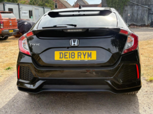2018 Honda Civic 1.6 I-Dtec Ex Euro 6 (s/s) 5dr in Black — image 6