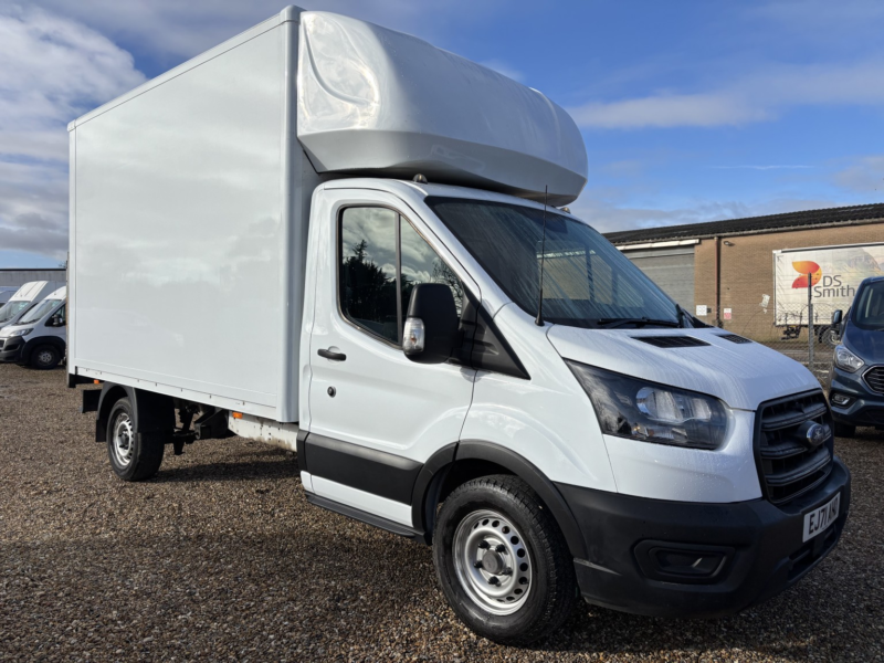 2021 Ford Transit 2.0 Transit Leader Luton Van 350 L3 2.0l Ecoblue 130ps Fwd 6 Speed Manual in White — image 1
