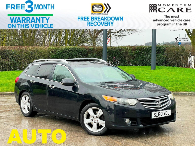 2010 Honda Accord 2.2 I-Dtec Ex Tourer Auto Euro 5 5dr in Black — image 1