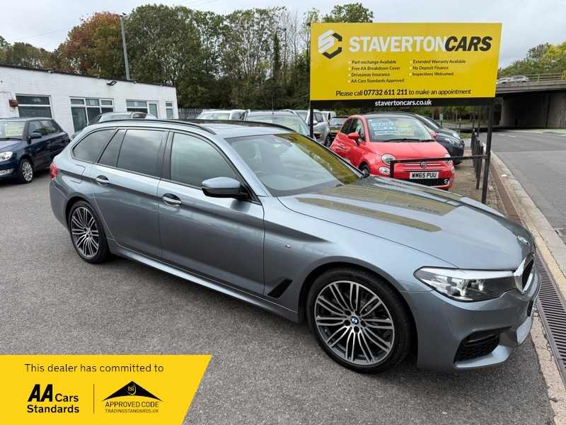 2017 BMW 5 Series 520d M Sport Touring in Blue — image 1
