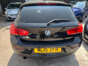2015 BMW 1 Series 2.0 118d Sport Euro 6 (s/s) 5dr in Black — image 6