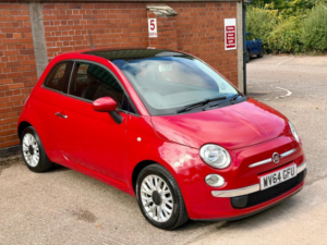 2014 Fiat 500 1.2 Lounge Euro 6 (s/s) 3dr in Red — image 2
