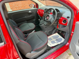 2014 Fiat 500 1.2 Lounge Euro 6 (s/s) 3dr in Red — image 3