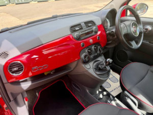 2014 Fiat 500 1.2 Lounge Euro 6 (s/s) 3dr in Red — image 5