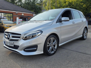 2018 Mercedes-Benz B Class 1.6 B200 Exclusive Edition (plus) Euro 6 (s/s) 5dr in Silver — image 2