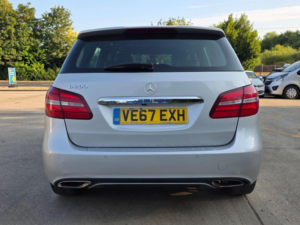 2018 Mercedes-Benz B Class 1.6 B200 Exclusive Edition (plus) Euro 6 (s/s) 5dr in Silver — image 4