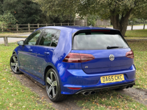 2015 Volkswagen Golf 2.0 Tsi Bluemotion Tech R in Blue — image 3