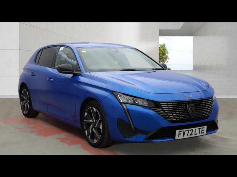 2022 Peugeot 308 1.2 Puretech Allure Premium Eat Euro 6 (s/s) 5dr in Blue — image 1