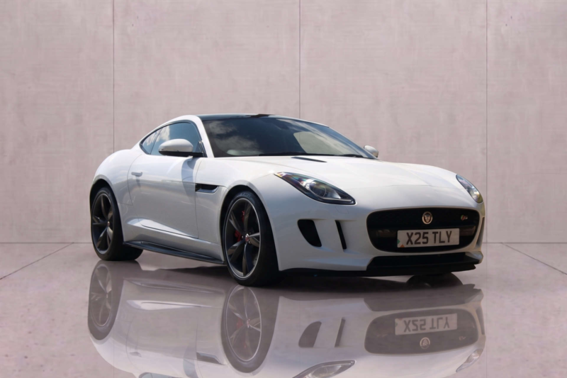 2015 Jaguar F-Type 3.0 F-Type S V6 Auto 3dr in White — image 1