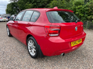 2012 BMW 1 Series 1.6 116i Se Hatchback 5dr Petrol Auto Euro 5 (s/s) (136 Ps) in Red — image 4