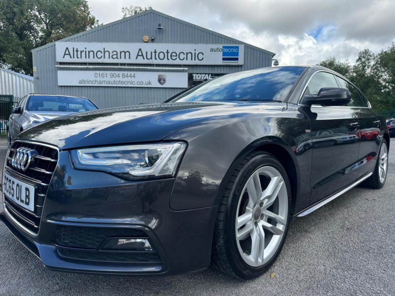 2016 Audi A5 2.0 Tdi S Line Sportback S Tronic Quattro Euro 6 (s/s) 5dr in Grey — image 1