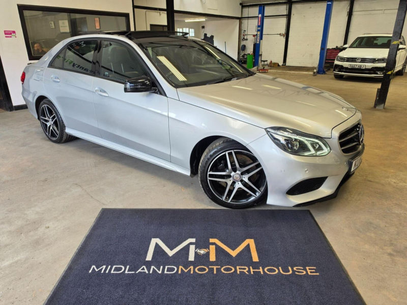 2016 Mercedes-Benz E Class 3.0 E350 V6 Bluetec Amg Night Edition (premium) G-Tronic+ Euro 6 (s/s) 4dr in Silver — image 1