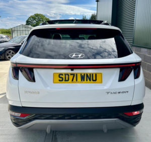 2021 Hyundai Tucson 1.6 T-Gdi Ultimate Euro 6 (s/s) 5dr in White — image 3