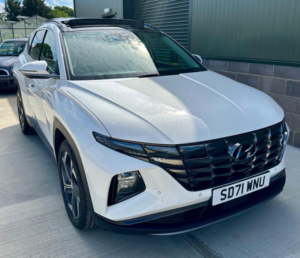 2021 Hyundai Tucson 1.6 T-Gdi Ultimate Euro 6 (s/s) 5dr in White — image 6