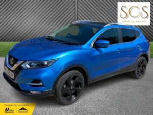 2018 Nissan Qashqai 1.3 Dig-T Tekna in Blue — image 3