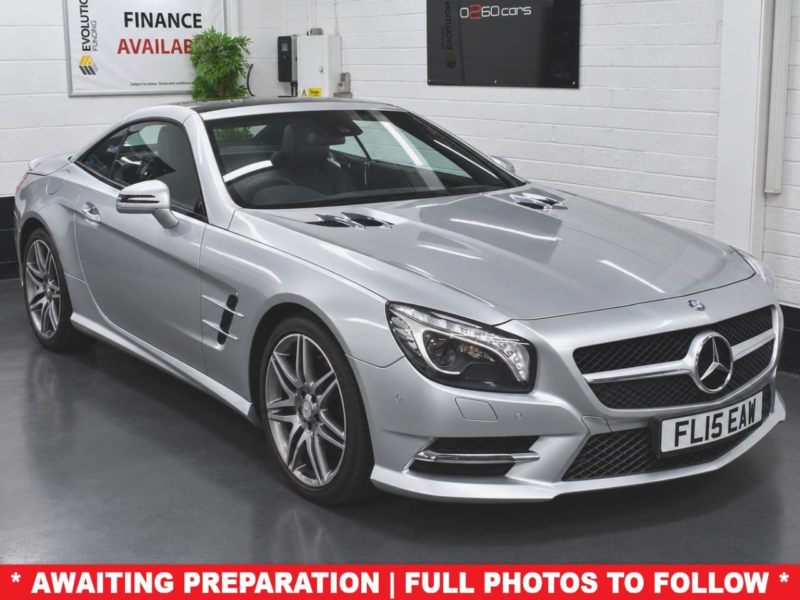 2015 Mercedes-Benz Sl 3.0 Sl400 Amg Sport Auto 2dr Convertible Petrol G-Tronic Euro 6 in Silver — image 1